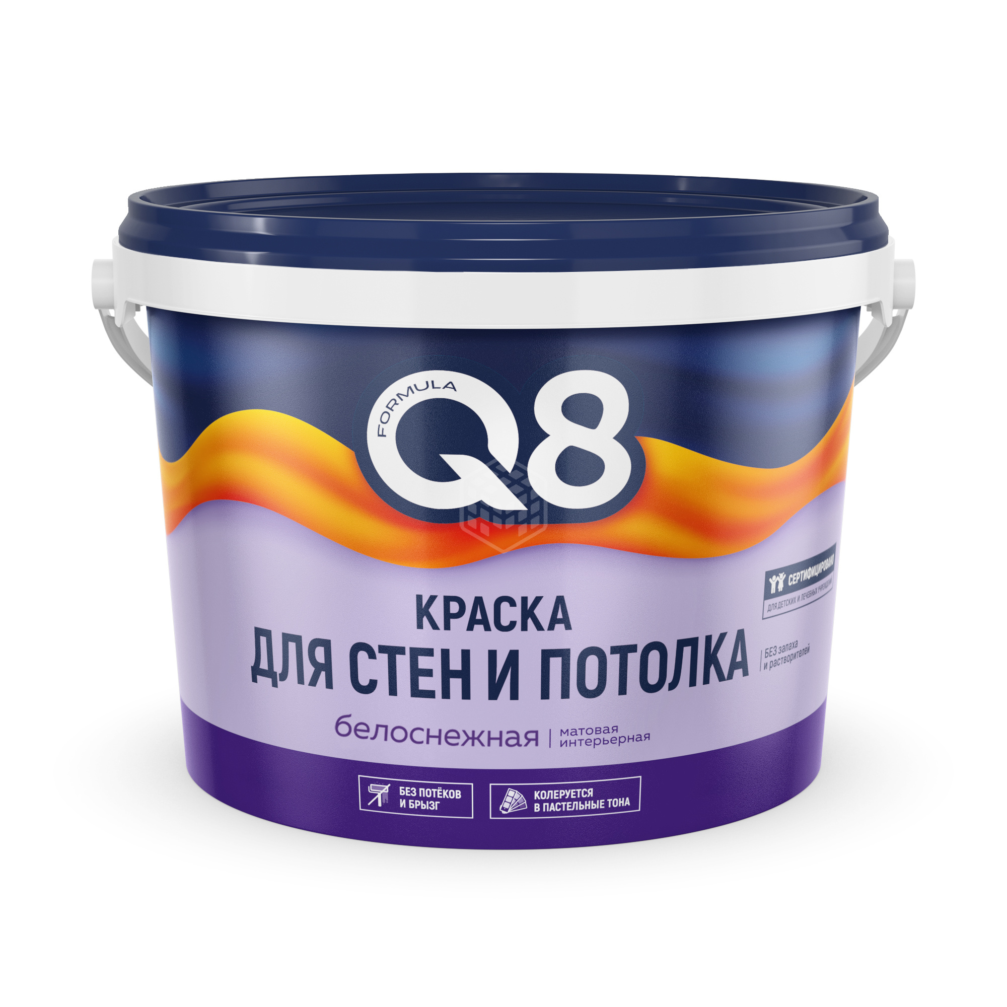 FORMULA Q8 интерьер. белоснеж В/Д полиакрил ф 4,5