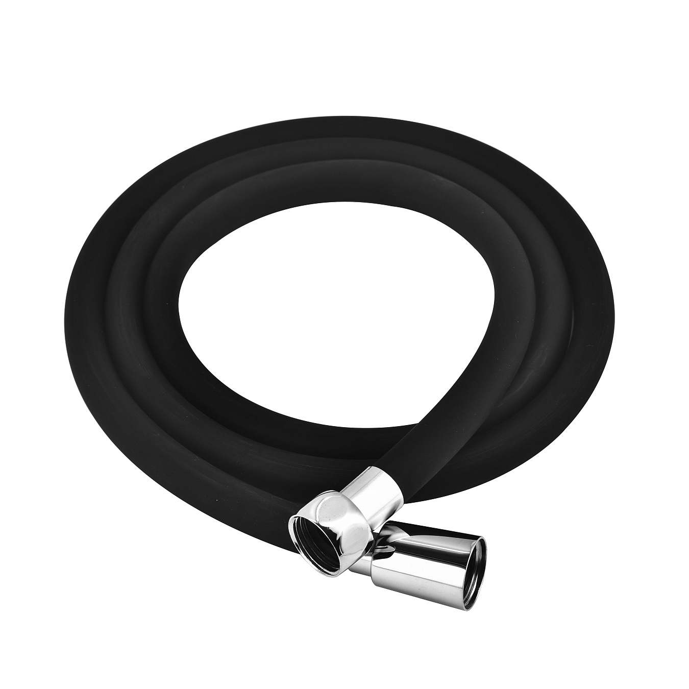 039191 Шланг д/душа 1/2" 150-170см BL чёрный