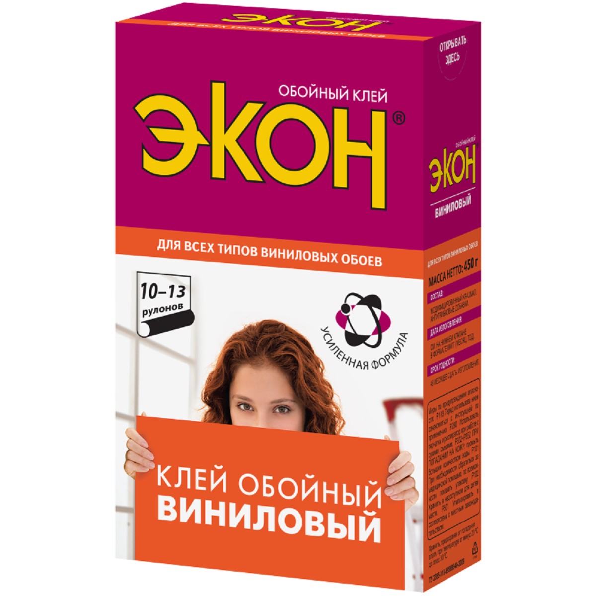 Обойный клей ЭКОН Виниловый (450г)