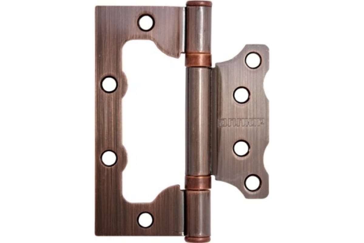 Петля дверная без врезки 100х75х2,0 CF (кофе) MARLOK
