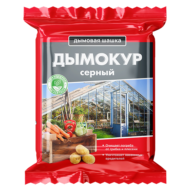 Дымокур серный 300гр дымовая шашка