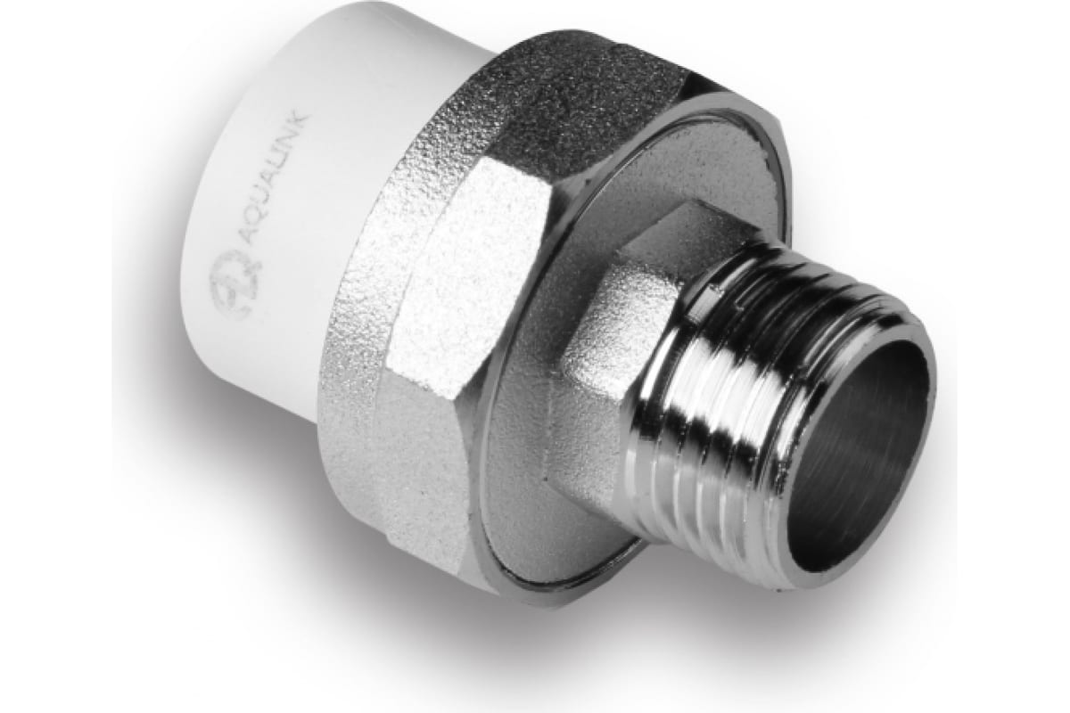 Муфта полипропиленовая разъём.(американка) с НР 25x 1/2"