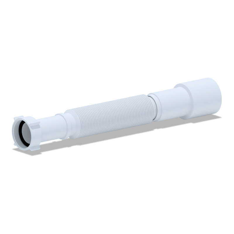 K 206 Гибкая труба с гайкой 1 1/4 40/50 длина 366-776 мм (для умывальника)