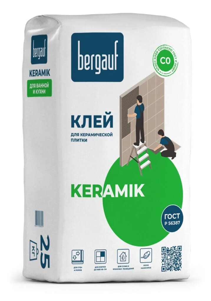 Bergauf Keramik Profi -Универсальный клей 25кг (