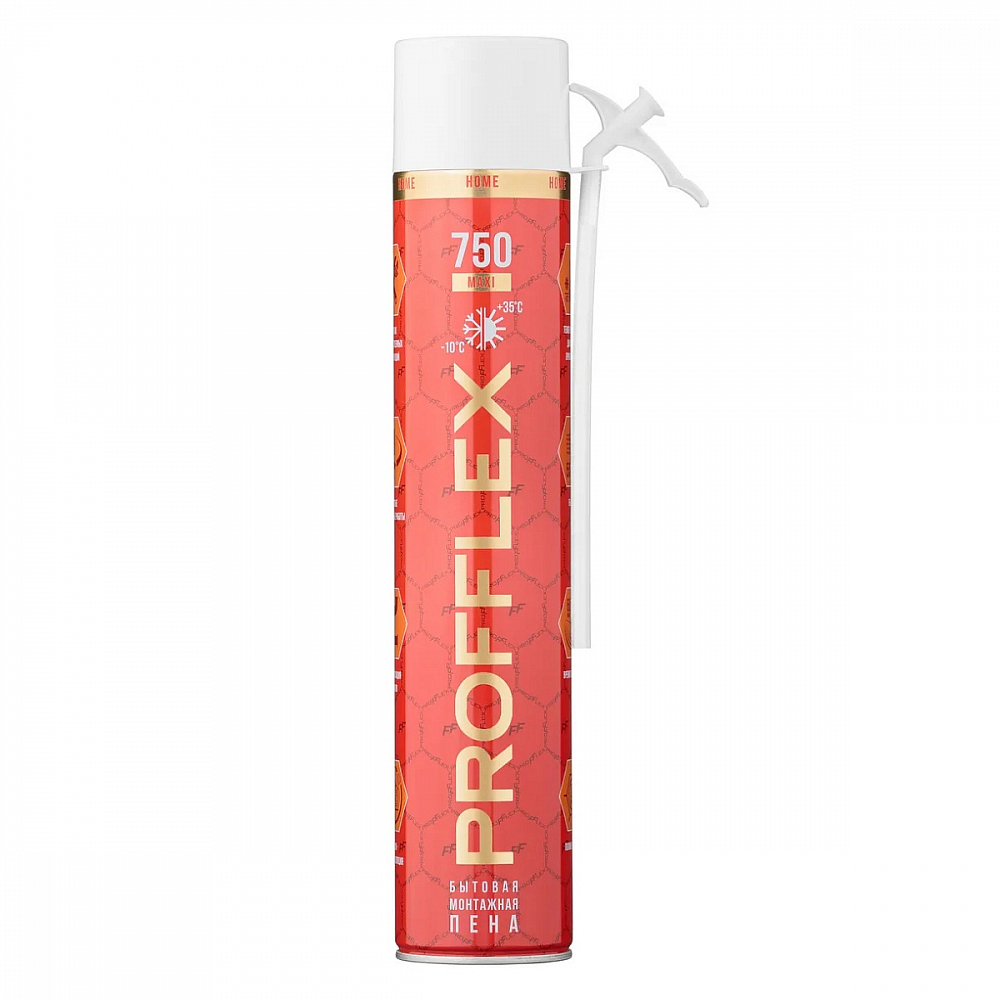 Пена монтажная бытовая PROFFLEX 750 MAXI всесезонная,55л, 850мл