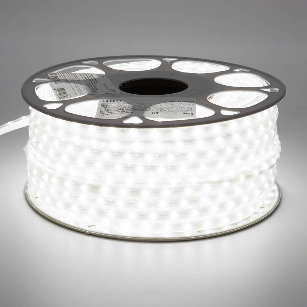  Лента светодиодная ST20 SAFFIT 60SMD(2835)/м 6Вт/м 220V 50м , 4000K, IP65