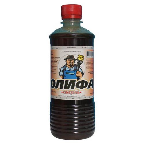 Олифа-оксоль 0,5л