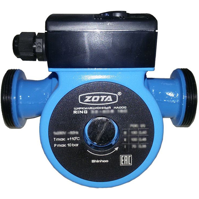 Насос Zota Ring 25/70 S 180 с гайками