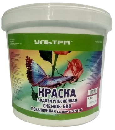 Краска СНЕЖОК БИО интерьер ф. 7 кг