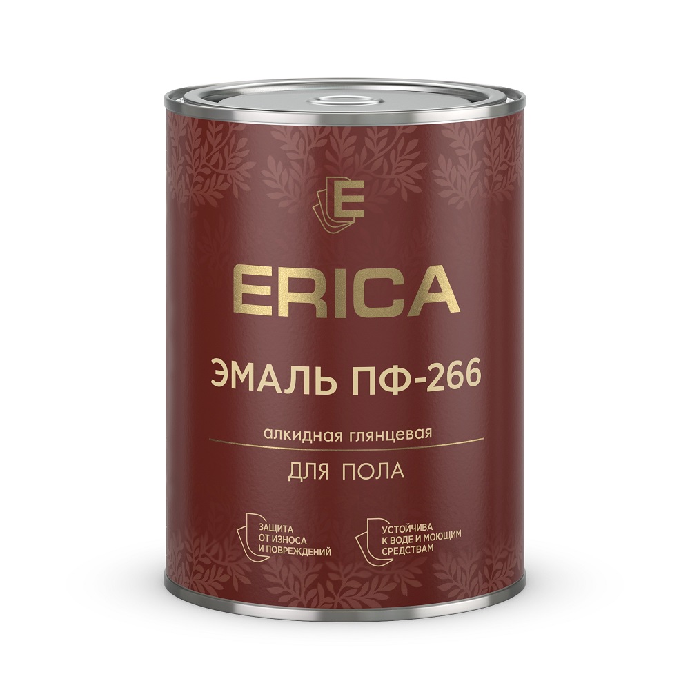 Эмаль ПФ-266 Erica светлый орех 1,8 кг